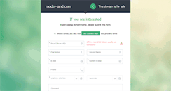 Desktop Screenshot of model-land.com